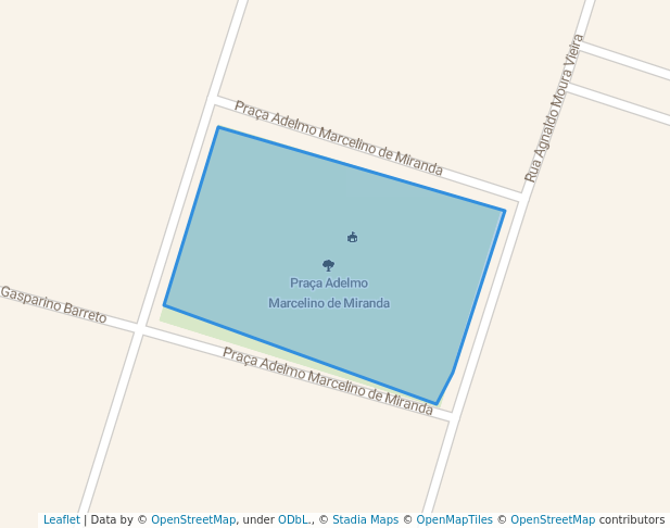 Praça Adelmo Marcelino de Miranda in Miguel Calmon | Map and Routes