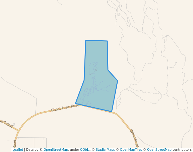 walking in Calico Ghost Town map in Yermo