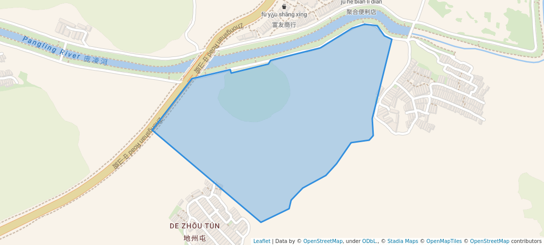 walking in 靖西绣球城 map in Bai Se Shi