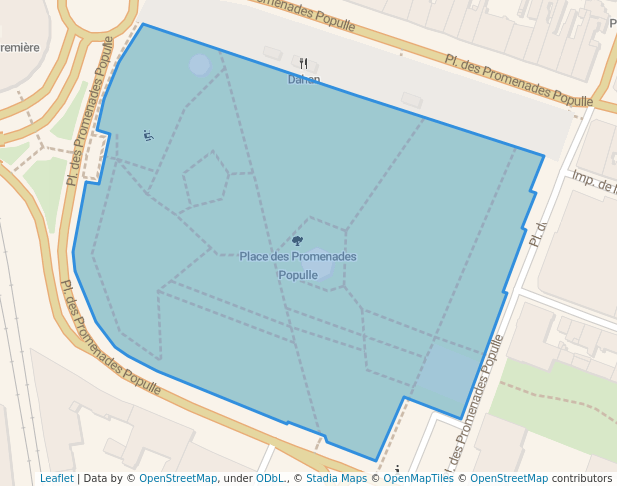Place des Promenades Populle