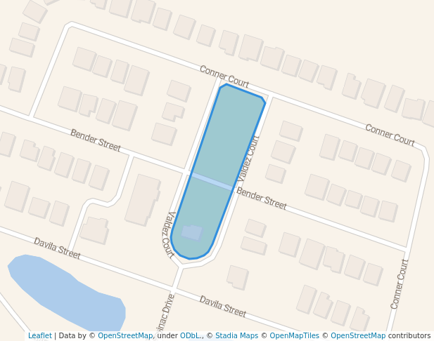 walking in Liberty Park map in Hinesville
