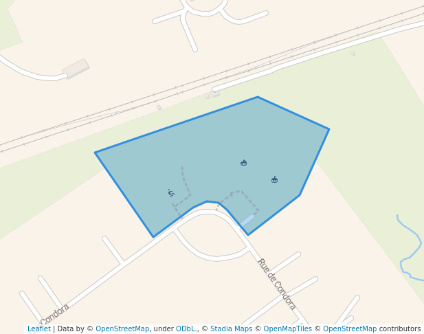 walking in Parc de la Vallée-Chaline map in Saint-Lazare