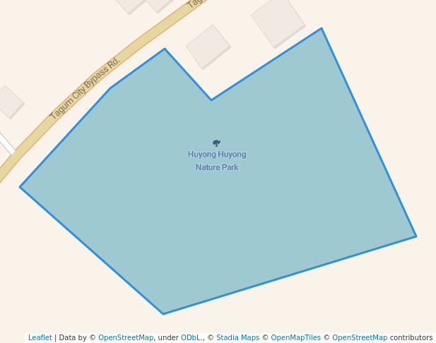 walking in Huyong Huyong Nature Park map in Tagum