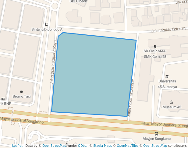 park mayjen sungkono