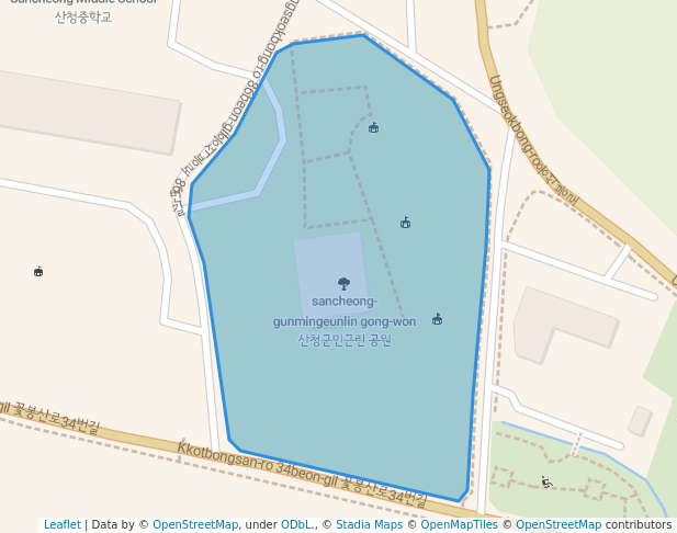 산청군민근린 공원