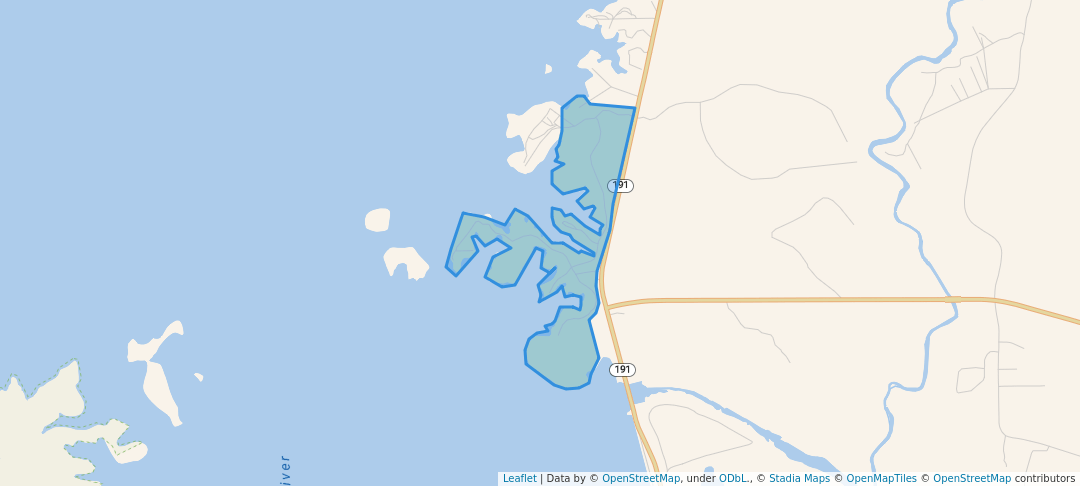 walking in South Toledo Bend State Park map in Anacoco