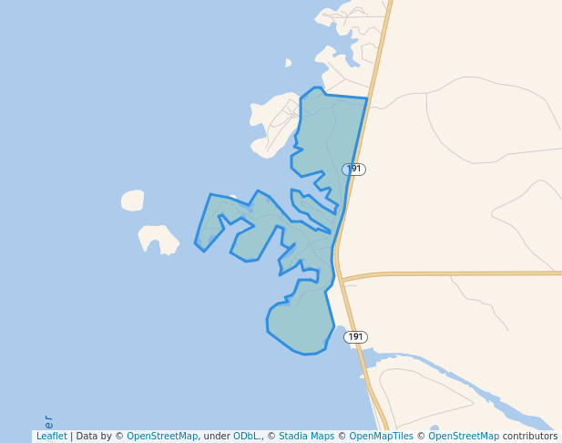 walking in South Toledo Bend State Park map in Anacoco
