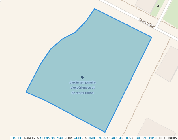 Jardin temporaire d'expériences et de renaturation