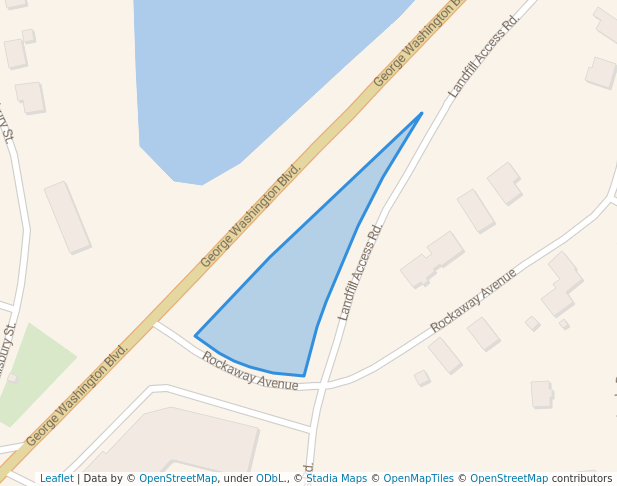 walking in George Washington Boulevard Lagoon map in Hull