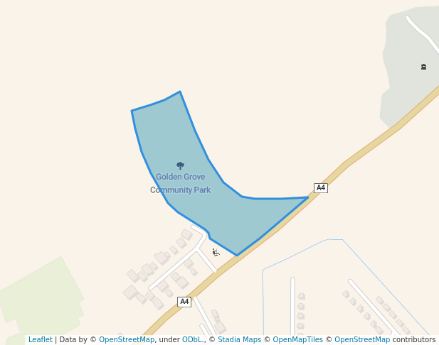 Golden Grove Community Park in Winchester | Map and Routes