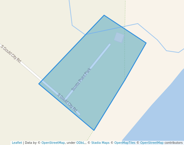 walking in Gould City Township Park map in Gould City