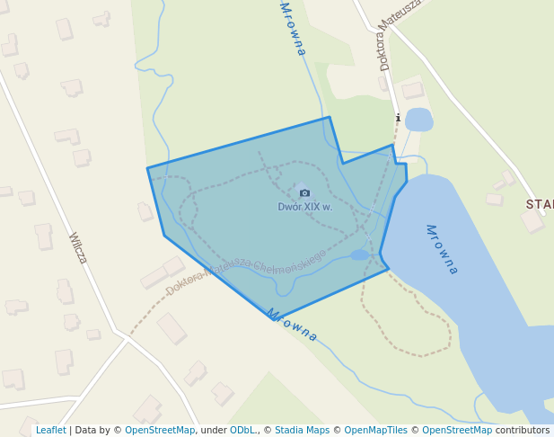 Park Adamowizna/Park wokół dworku