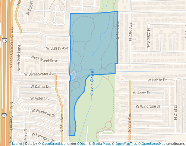 Cave Creek Park - Sweetwater