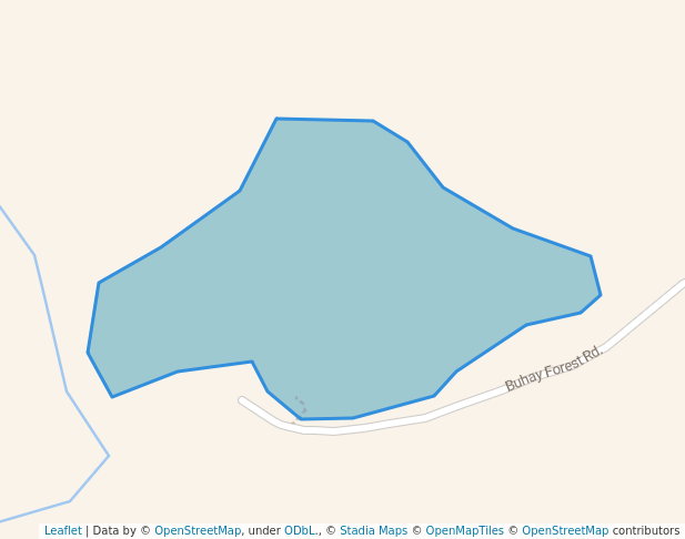 walking in Buhay Forest map in Magallanes