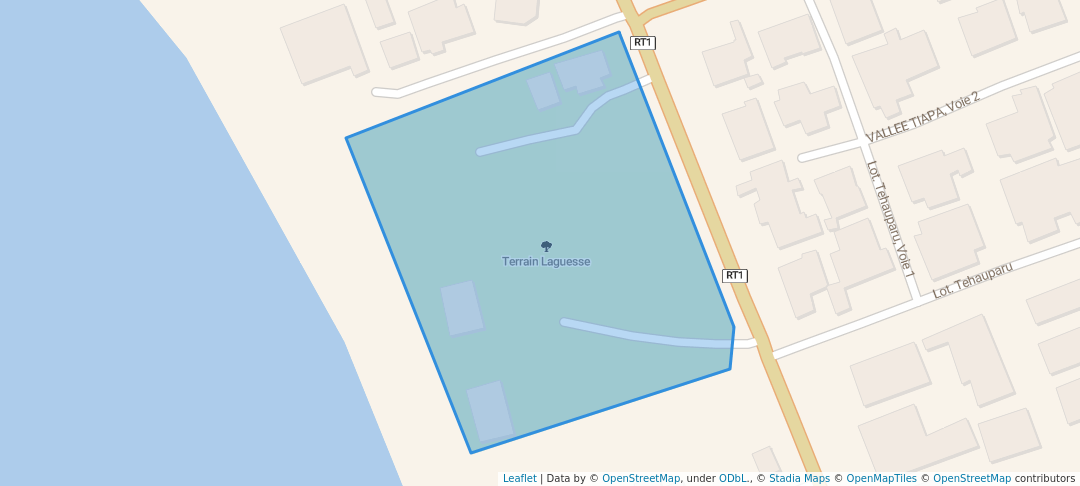 walking in Terrain Laguesse map in Pā'ea