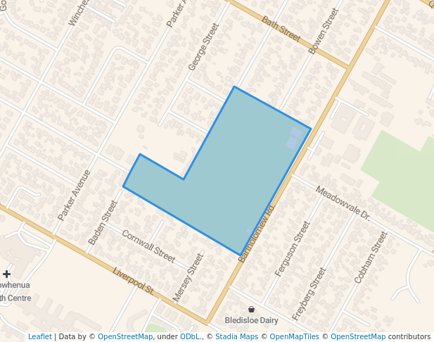walking in Playford Park map in Levin