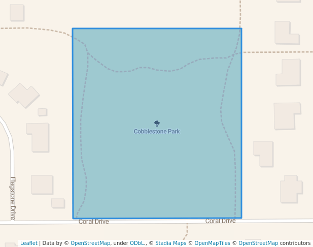 walking in Cobblestone Park map in Belgrade