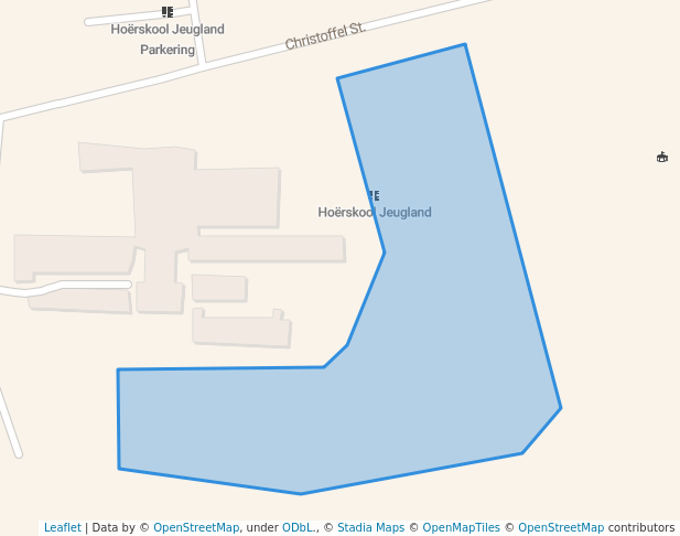 walking in School field map in Kempton Park