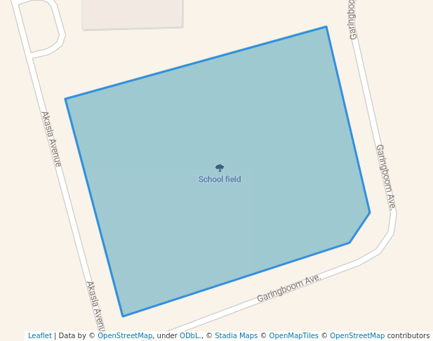 walking in School field map in Kempton Park