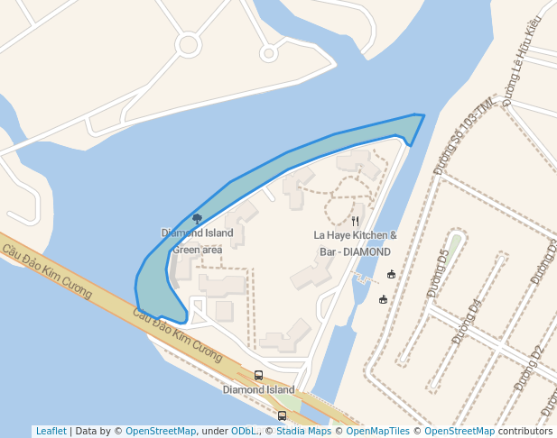 Diamond Island Green area