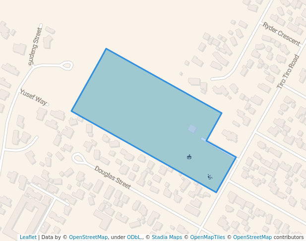 walking in Western Park map in Levin