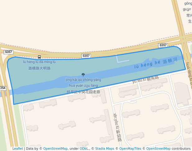 经开区中央花园走廊