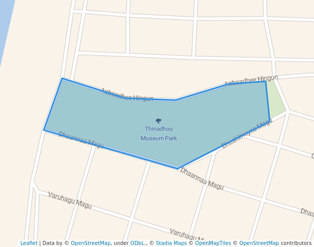 Thinadhoo Museum Park