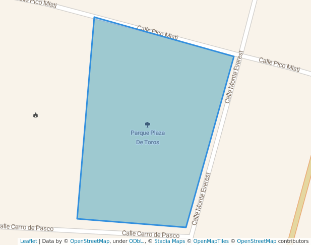 walking in Parque Plaza De Toros map in San Nicolás de los Garza