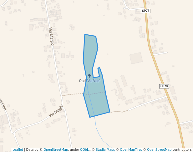 walking in Oasi "Ae Vae" map in San Martino di Lupari