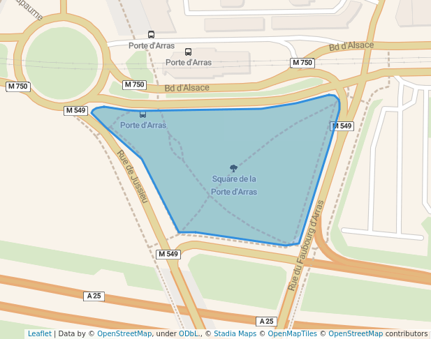 Square de la Porte d'Arras