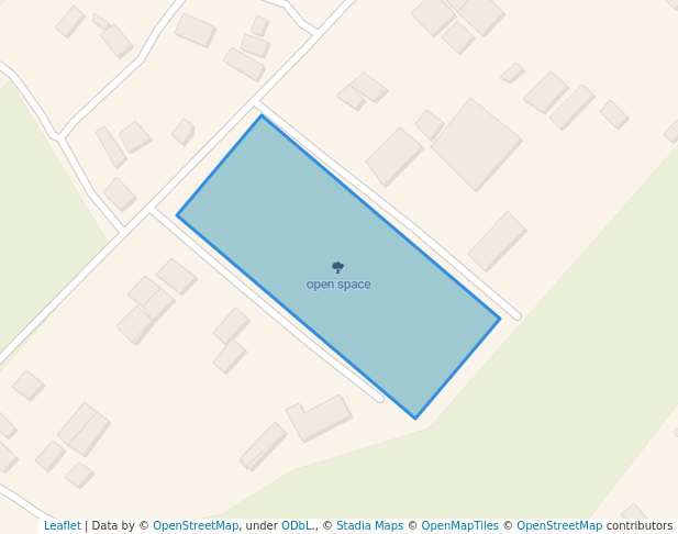 walking in open space map in Ikorodu