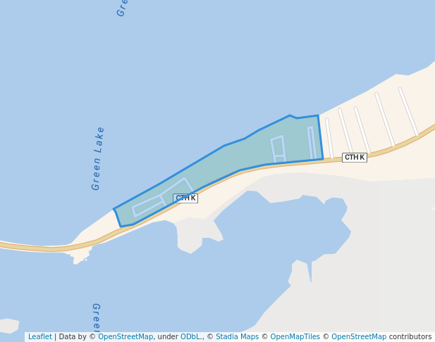 walking in Dodge Memorial County Park map in Markesan