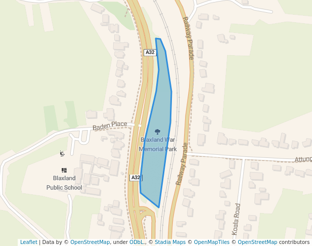 Blaxland War Memorial Park