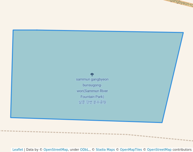 삼문 강변 분수공원(Sammun River Fountain Park)