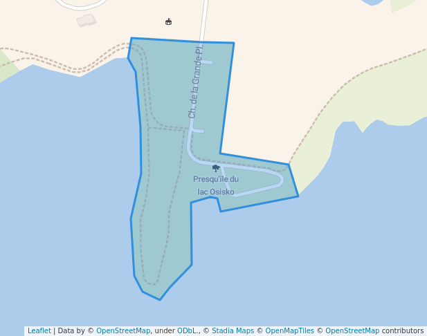 Presqu'île du lac Osisko