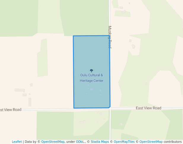 walking in Oulu Cultural & Heritage Center map in Iron River