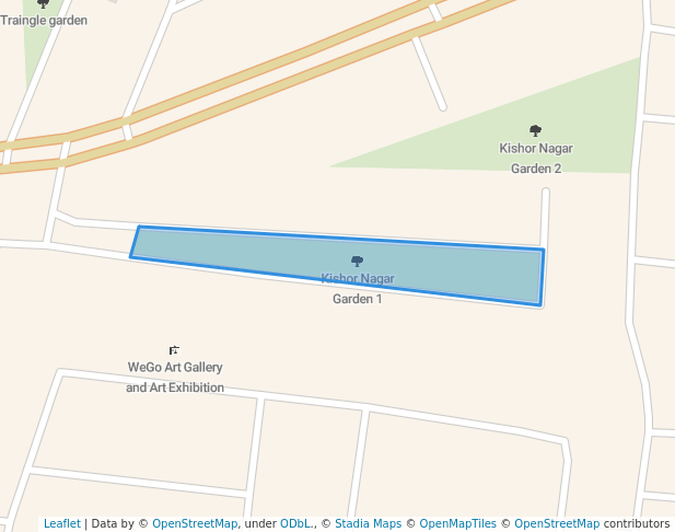 walking in Kishor Nagar Garden 1 map in Nashik