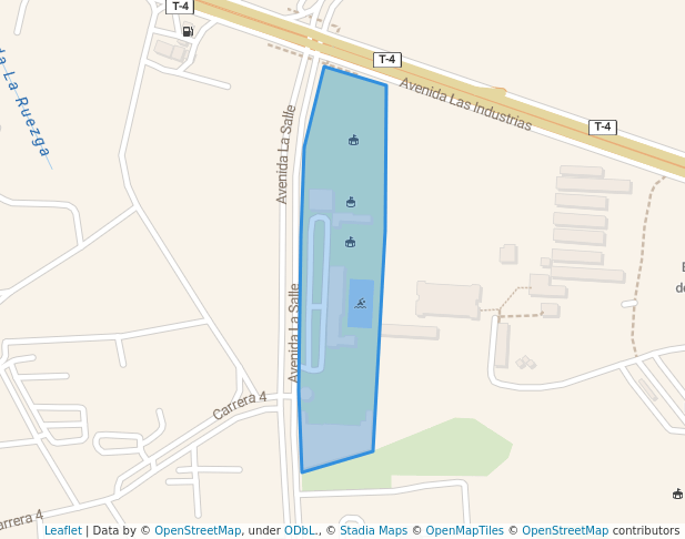 walking in Club Hogar Canario Larense map in Barquisimeto