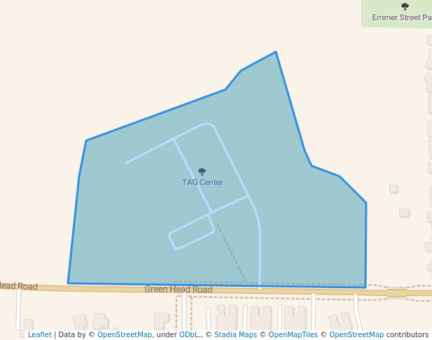 walking in TAG Center map in Mayville