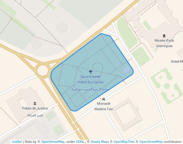 Square leader Habib Bourguiba