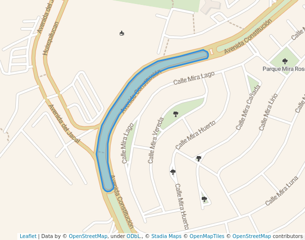 Camellón Área verde 2