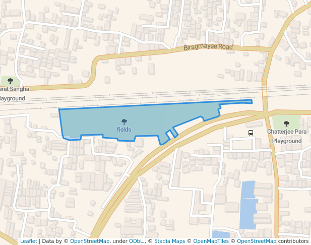 walking in fields map in Howrah