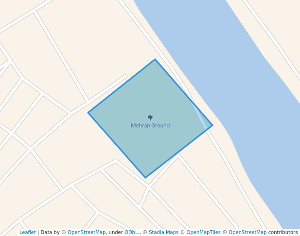 walking in Mehran Ground map in Hyderabad