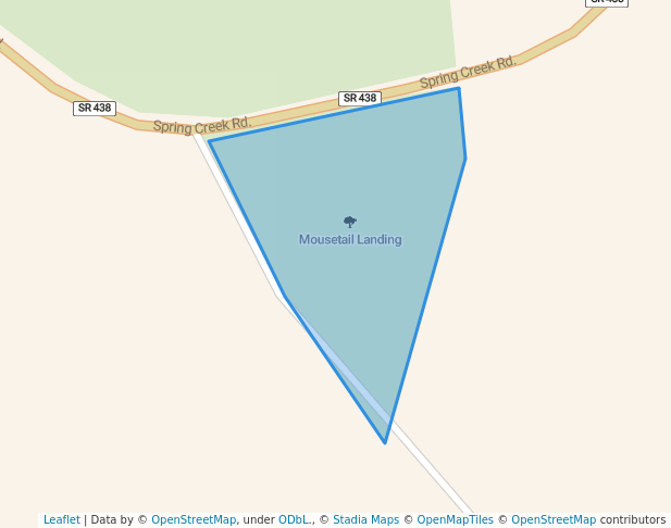 walking in Mousetail Landing map in Linden