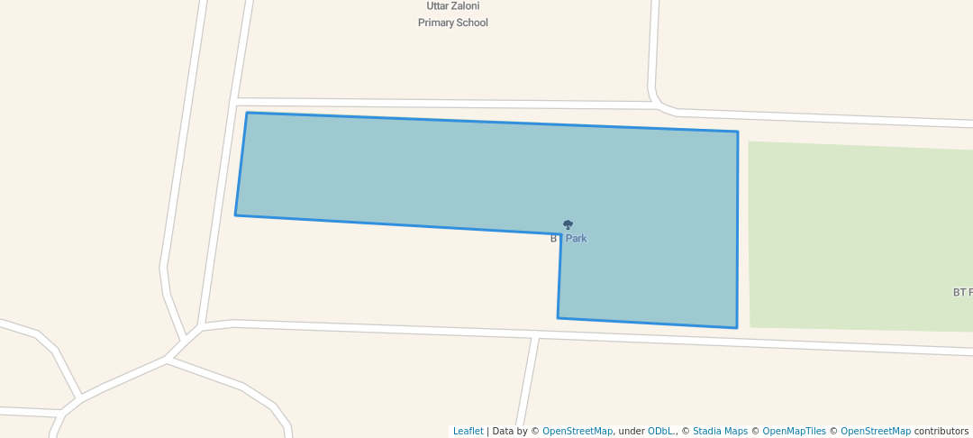 walking in BT Park map in Duliajan