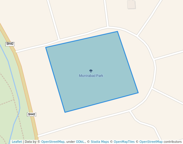 walking in Munirabad Park map in Munirabad