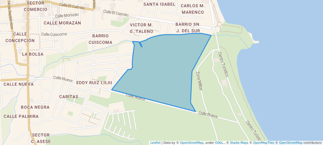 walking in Parque Urbano map in Granada