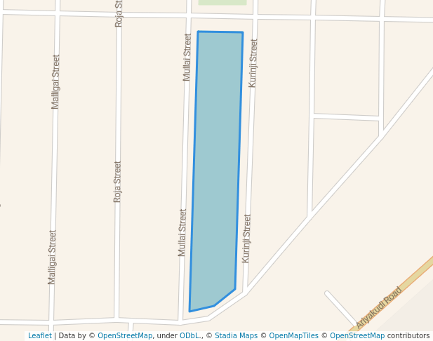 walking in Karaikudi Municipal Soodamanipuram Park 1 map in Karaikudi