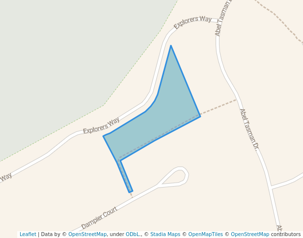 walking in Explorers Way Reserve map in Lake Cathie