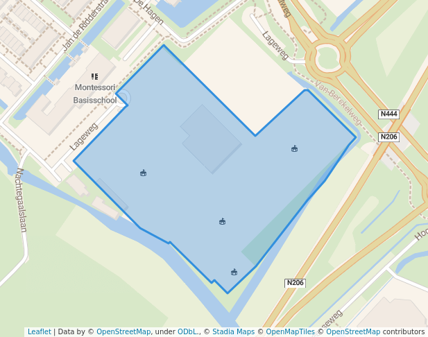 walking in Sportpark Lageweg map in Noordwijk